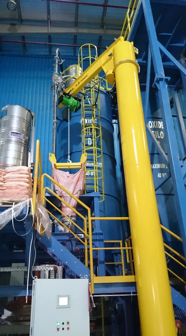 Kombistation - Big Bag Entleerstationen und Befüllung. Gestelle von Ingtec.